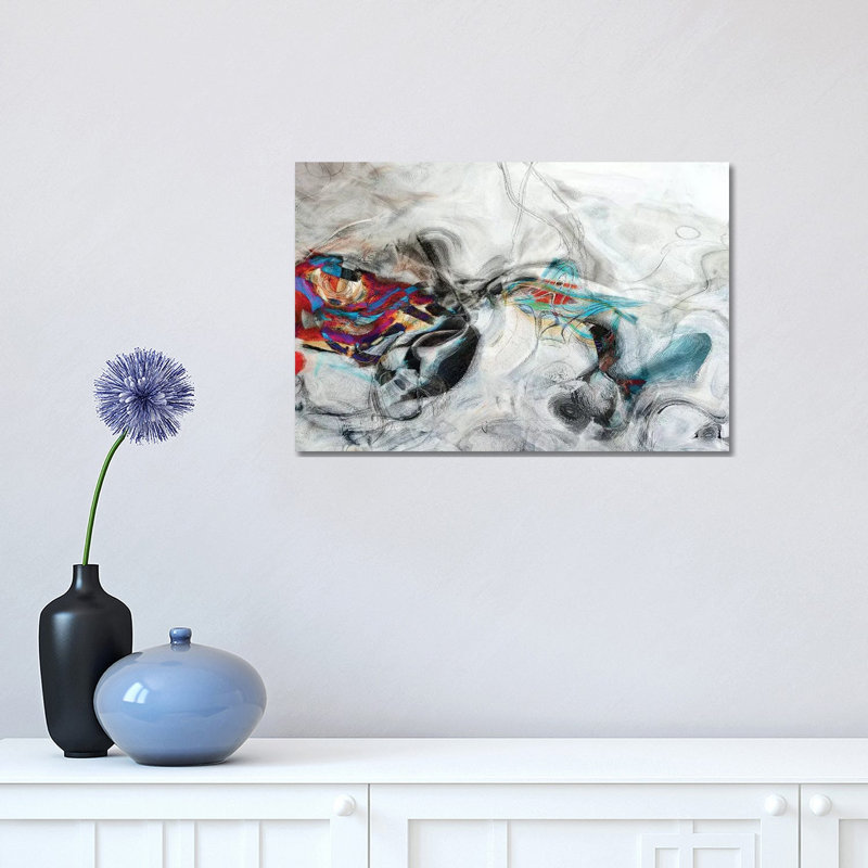 Abstract XVIII 1 Piece Wrapped Canvas Painting, 30.48cm H x 45.72cm W x 1.905cm D