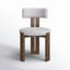Aymer Fabric Side Chair in Gray
