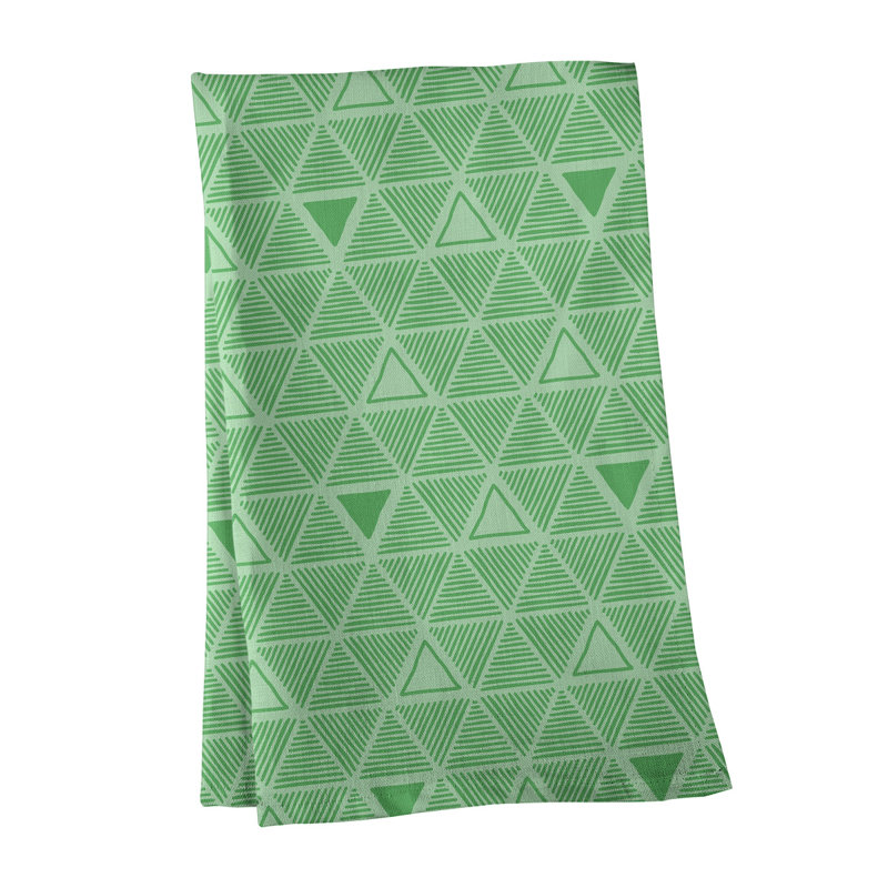 Jordao Tea Towel Kitchen Towel, Green/Olive, Poly Twill