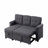 Sleeper, Reversible  Basic Sectional Sofa Sofa Sofa With Storage Chaise-2062273415
