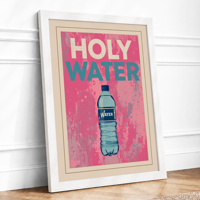 Holy Water Modern - Print, A2 - 59.4 x 42.0 cm, White