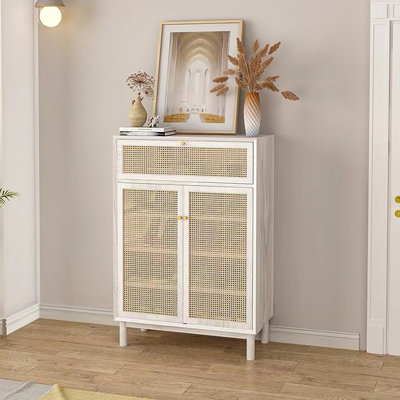 16 Pair Shoe Storage Cabinet