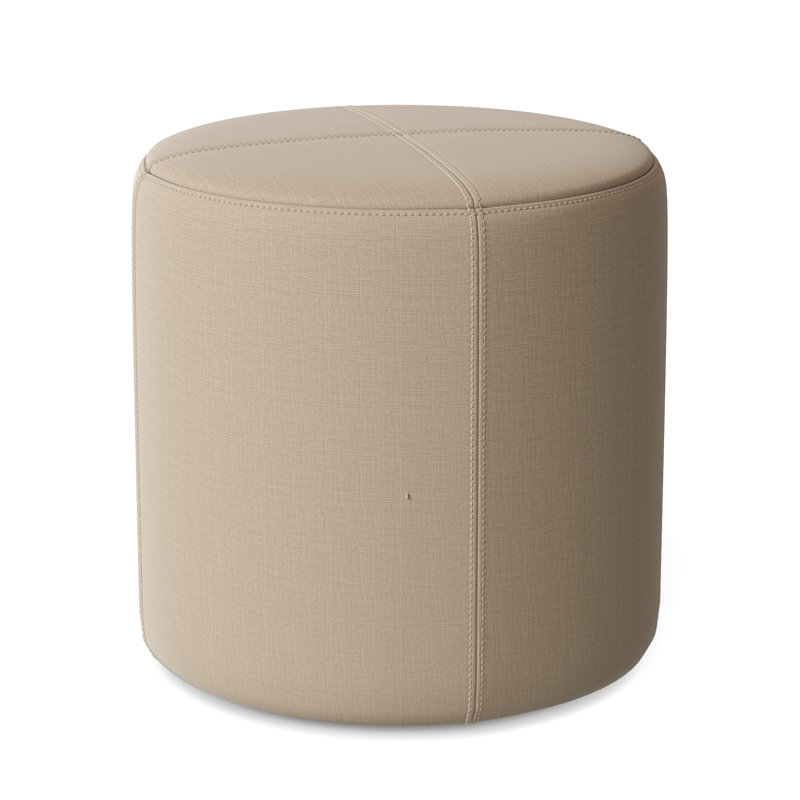 Porthleven Upholstered Ottoman, Marlow Burlap