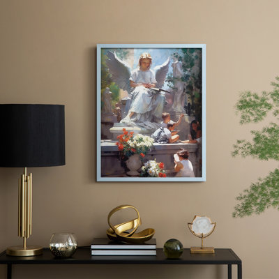 Religious Series CDLXVI, reproduction encadrée - bois massif