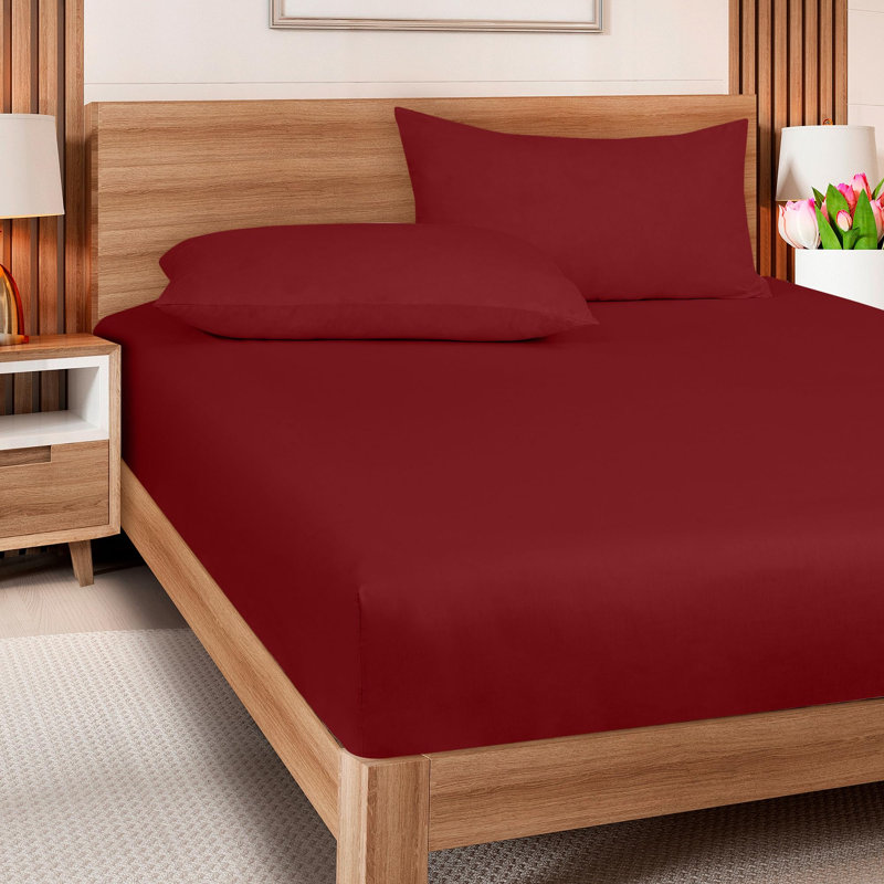 Royale Linens 300 Thread Count 100% Long Staple Combed Cotton Flat Sheet - Super Soft - Top Sheets - Flat Sheet Sold Separately - Breathable, Cool & Crisp Percale Sheets Only 