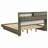 Oak Bed Bookcase Headboard