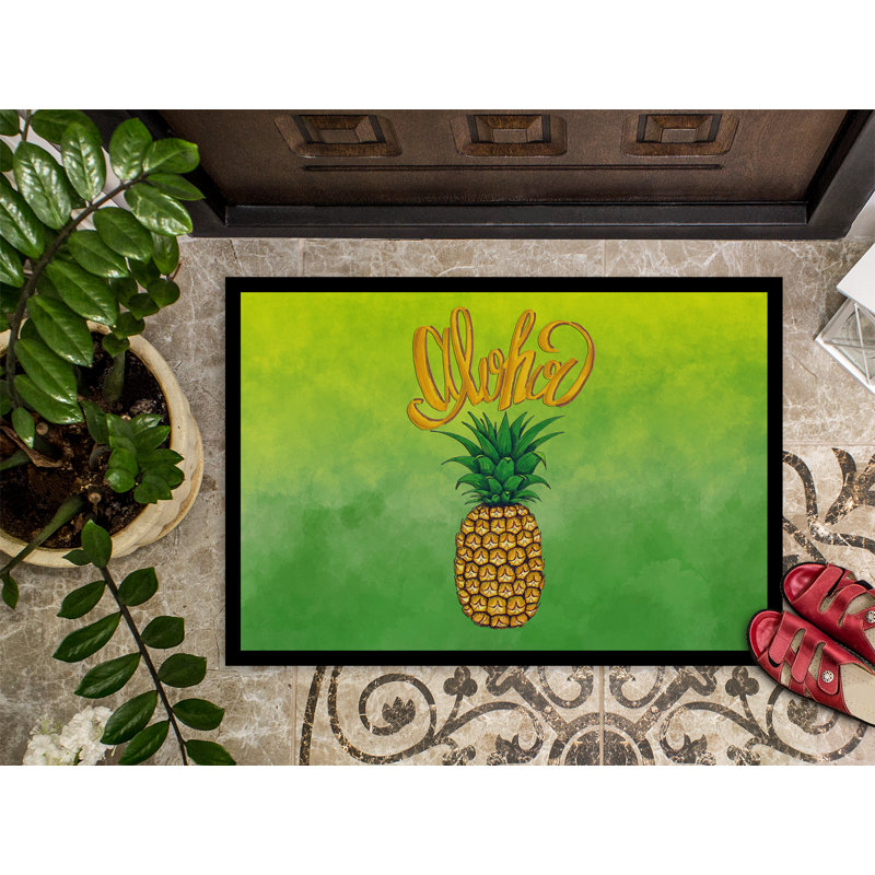 Non-Slip Outdoor Doormat, Rectangle 18" x 27"