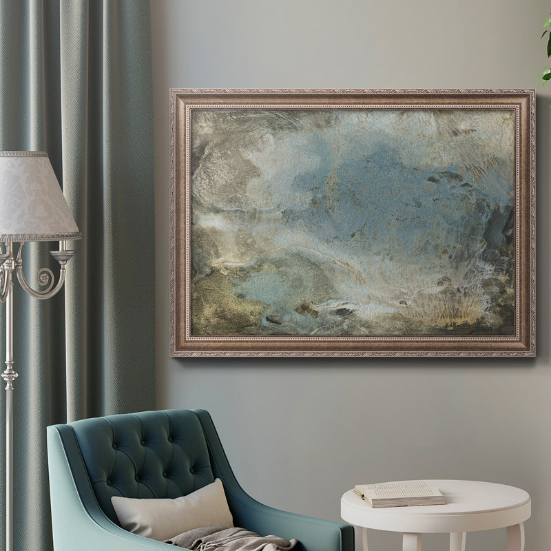 Proximité II - peinture sur toile encadrée, H 16 po x l 20 po x P 2,5 po