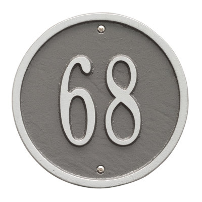 Whitehall Doormat 1-Line Wall Address Plaque