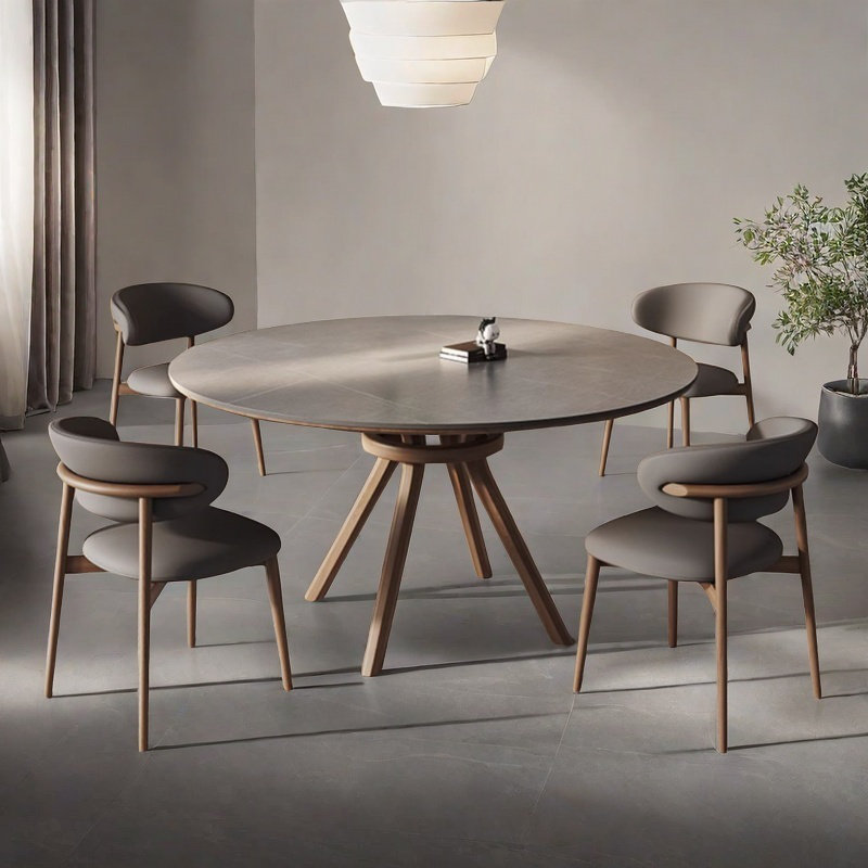 Table et chaises de salle à manger haut de gamme et pratiques, H 29,5 po x L 47,2 po x l 47,2 po