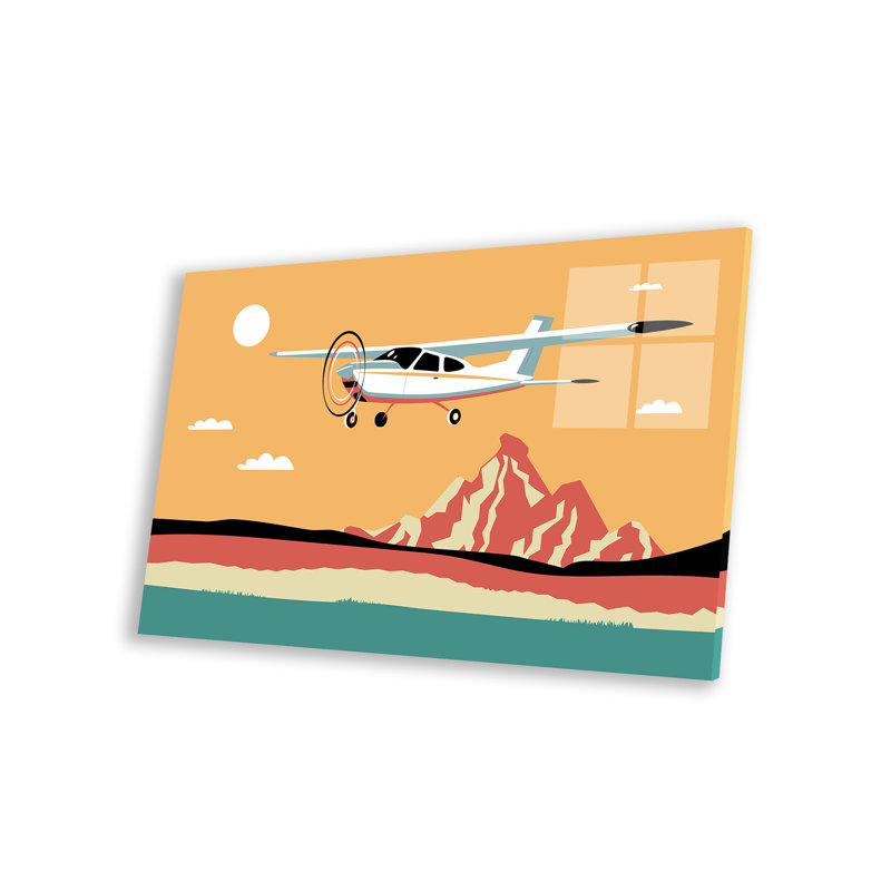 Paysage d'avion par Jay Stanley - peinture sans cadre