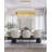 14-Light Gold Stainless Steel Chandelier With Clear Crystal Accents-1923638009