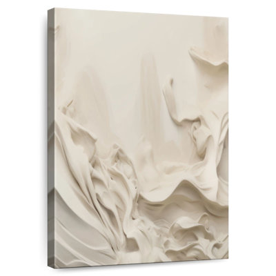 Beige Textured Abstract I