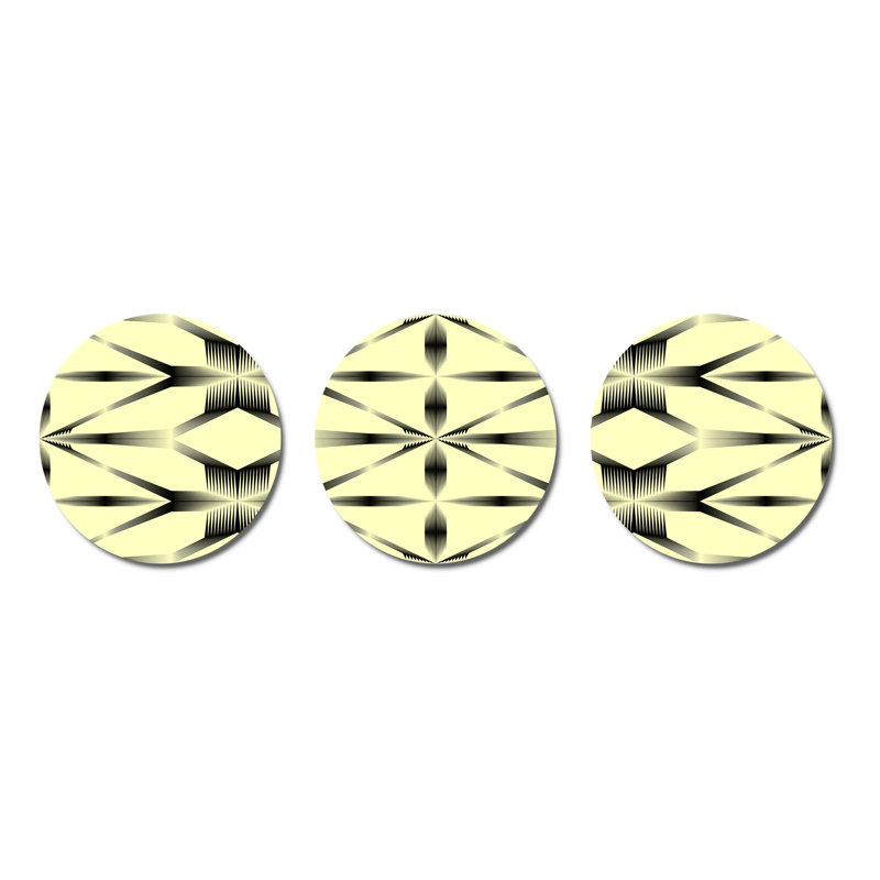 Abstract Wall Decor on Metal