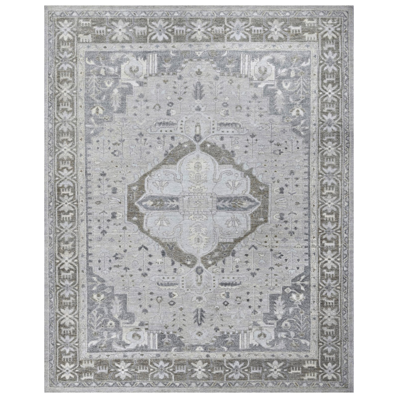 Hand Knotted Wool Indoor Rug, Rectangle 12' x 15'