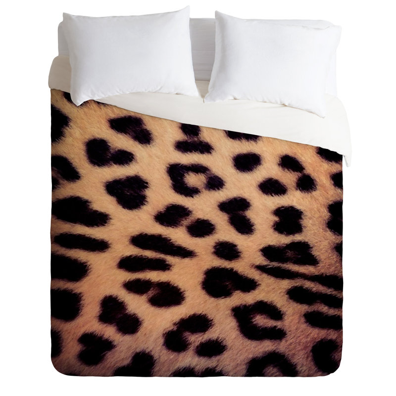 Polyester Animal Print Duvet Cover, Queen Duvet Cover + 2 Shams