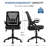2-Piece L-Shaped Computer Desk With Power Outlet And Ergonomic Mesh Office Chair Set, Corner Home Office Workstation Desk With Storage Shelves And Adjustable Swivel Desk Chair With Wheels For Work, Study, Gaming-125369968