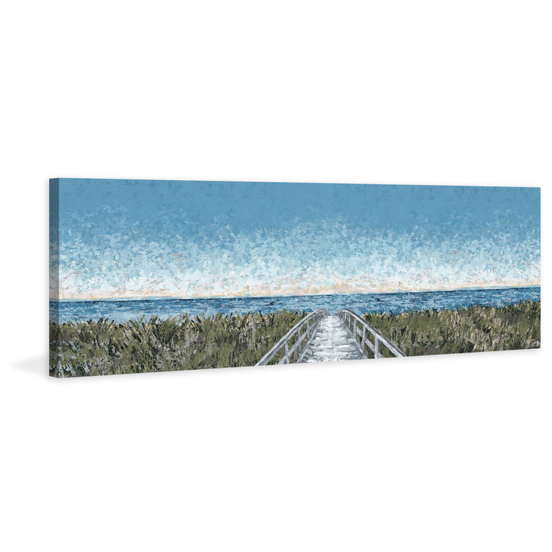 Vacation Mode 1 Piece Wrapped Canvas Painting, 25cm H x 76cm W