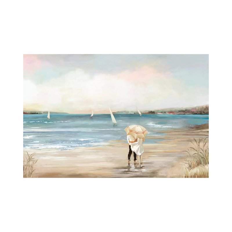 Pearl Shore by Aimee Wilson - Wrapped Canvas Painting, 20.32 cm H x 30.48 cm W