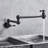 Pot Filler Faucet Wall Mount,With Double Joint Swing Arms-117237429