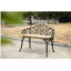 Banc de jardin Tulip
Noir avec coussin