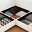 6 sections modulaires avec rangement, chenille blanche, cylindrique ergonomique et pour un salon fonctionnel - 6 sièges, rangement et-120912692