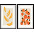 Heathcock Banana And Oranges by Marmont Hill - 2 Piece Single Picture Frame Painting Set
