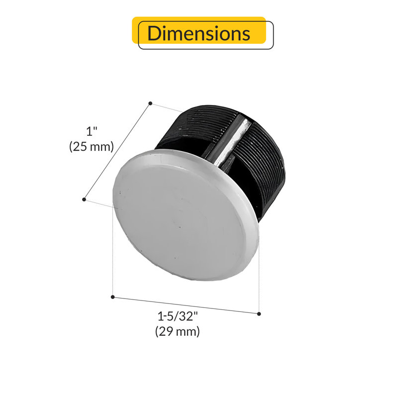Brixwell 19-408 Mortise Cylinder Aluminum Finish, Aluminum