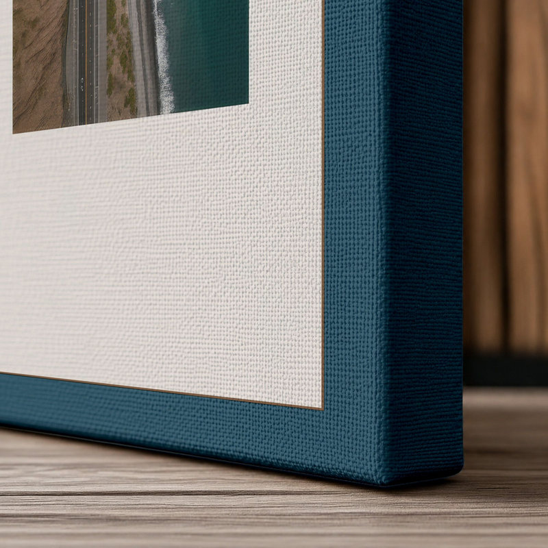 Print, 36x24 - 91.4 x 61.0 cm, Teal Border
