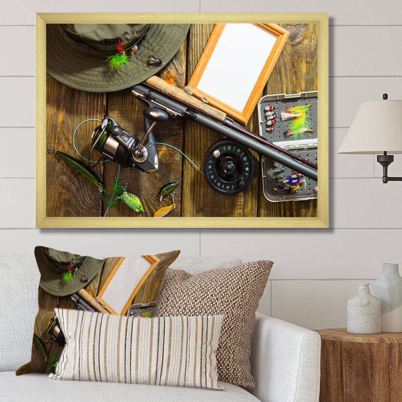 Équipement de finition sur toile, Cadre doré simple, H 30 po x l 40 po x P 1,5 po