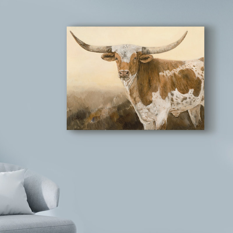 « longtemps et plus éloigné », reproduction de peinture à l’acrylique sur toile, H 35 po x l 47 po x P 2 po