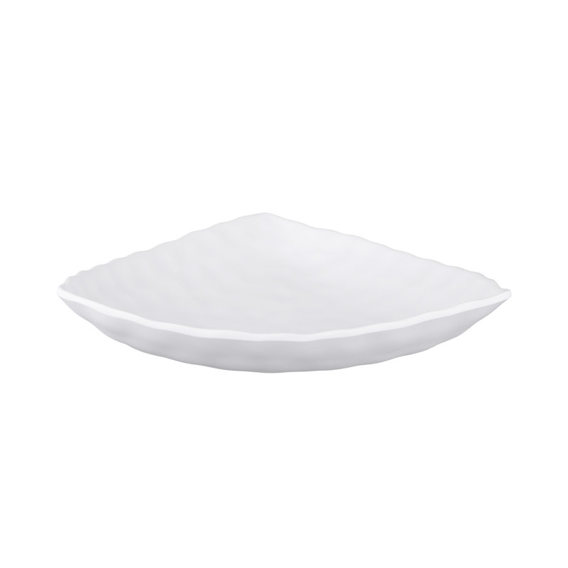 Elite Global Solutions Zen Melamine Platter, White