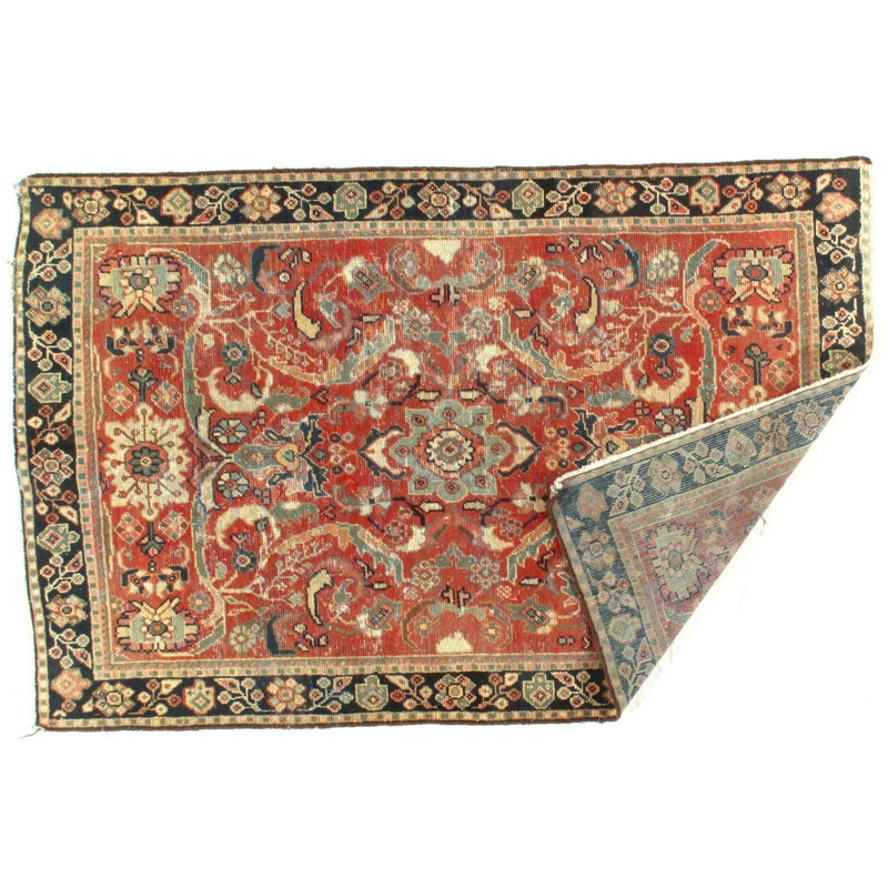 Canvello Early 20Th Century Mahal Rust Rugs - 4'1" X 6'3"