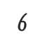 Deltana RNZ4-6 4" Numbers Zinc Die-Cast, Black