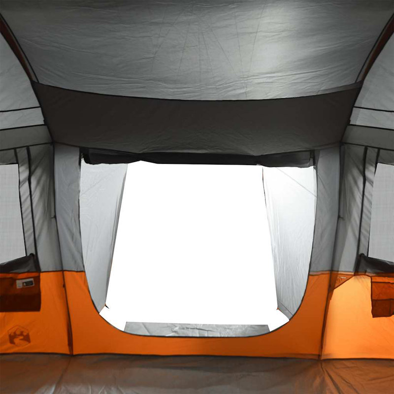 Tente familiale pour 16 personnes Vidaxl, Gris