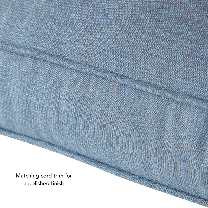 Sunbrella 4-Piece Deep Seat Cushion Set, Spectrum Denim