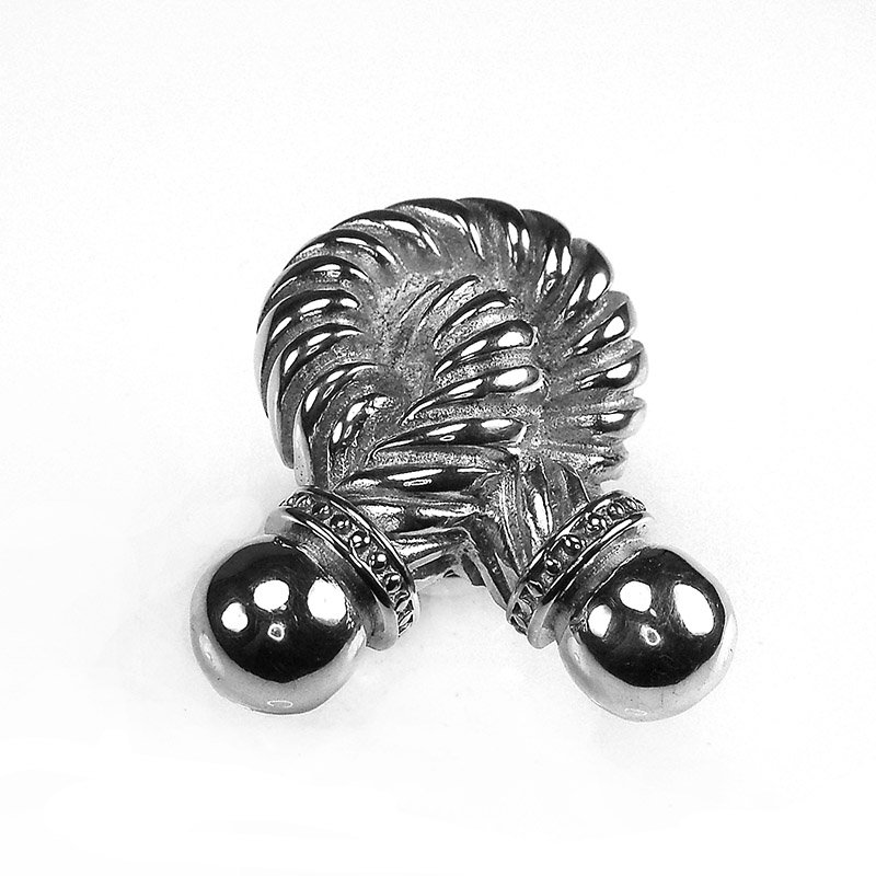 Equestre Novelty Knob, Polished Silver, 1.75" H x 1.5" W x 1" D