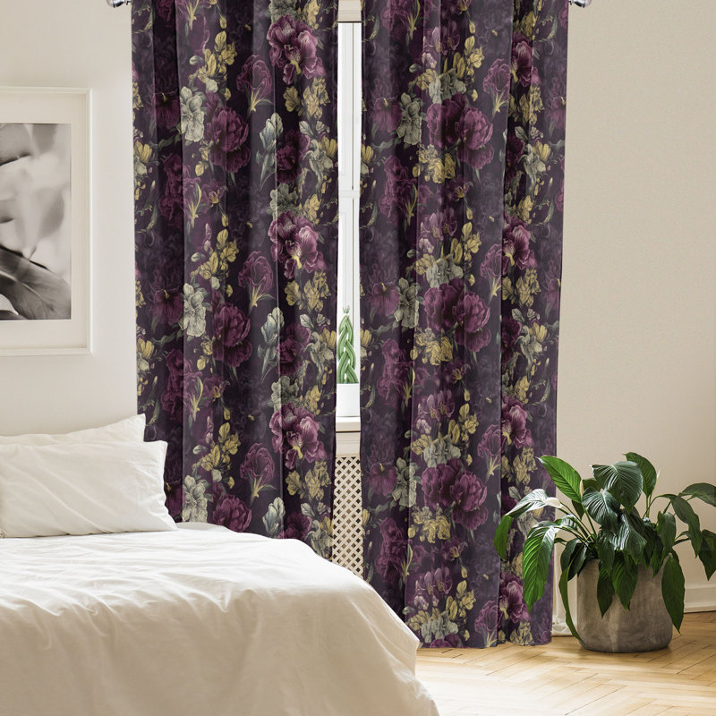 Ahniyah Semi Sheer Curtain Pair