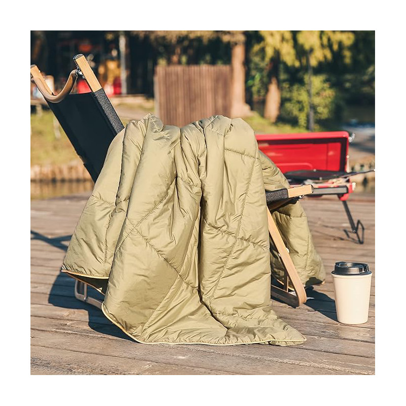 Throw Blanket, Army Green, 80" L x 56" W