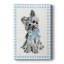 Blue Bow Yorkie - galerie Cavas sur mesure-1371103564