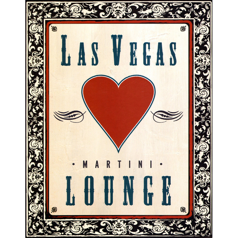 Martini Lounge, 18" H x 14" W