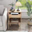 Table de chevet en bois naturel
