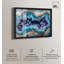 «Stellar Shard Core Shadowbox», impression de géode bleue par Art Remedy-115120399-115120401