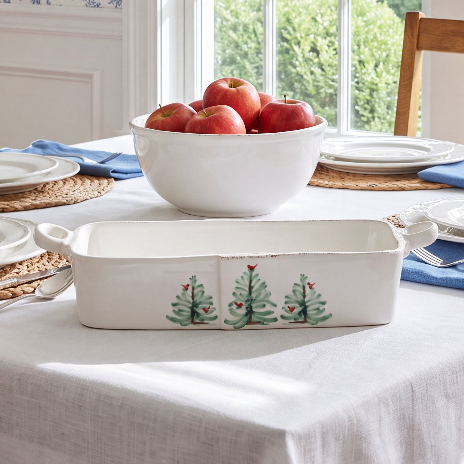 Lastra Rectangular Stoneware Baker