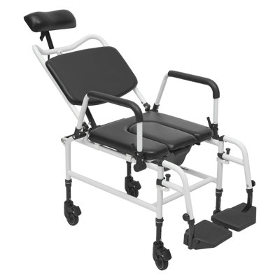 Shower Chair With Wheels Commode Wheelchair