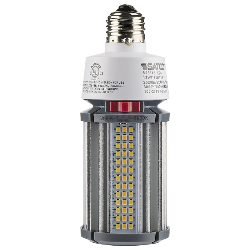 Ampoule à DEL à intensité variable de 18 watts, à DEL, à culot variable E26 / à culot moyen (standard)