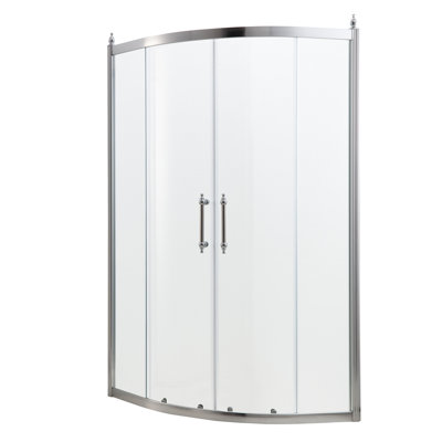 Porte de douche 36 "X 72" Cabine de douche encadrée en chrome