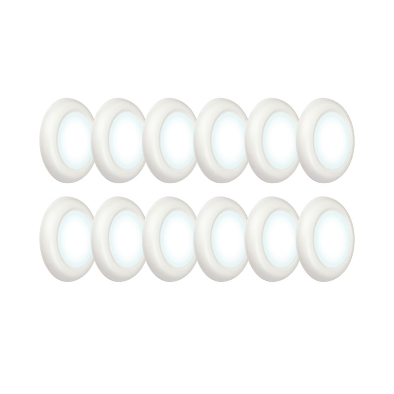 6" LED Flush Mount Ceiling Light – Dimmable, Slim Puck Light - Energy Efficient LED Light - Multi-Purpose Easy-Install Light Fixture