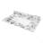 37"X22" Bathroom Vanity Top, With Undermount Ceramic Sink And Backsplash, 3 Faucet Holes