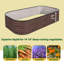 Lit de jardin surélevé modulaire en acier galvanisé 9 en 1 Heise-205083761-267280924